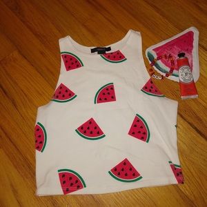 High Neck Cropped Tank Top